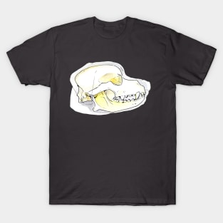 Rottweiler dog head bone T-Shirt